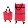 Icone™ GroceryBag 1+1 GRATIS: Stor Kapasitet Handlepose Med Sammenleggbare Hjul