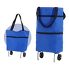 Icone™ GroceryBag 1+1 GRATIS: Stor Kapasitet Handlepose Med Sammenleggbare Hjul