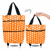 Icone™ GroceryBag 1+1 GRATIS: Stor Kapasitet Handlepose Med Sammenleggbare Hjul