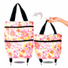 Icone™ GroceryBag 1+1 GRATIS: Stor Kapasitet Handlepose Med Sammenleggbare Hjul