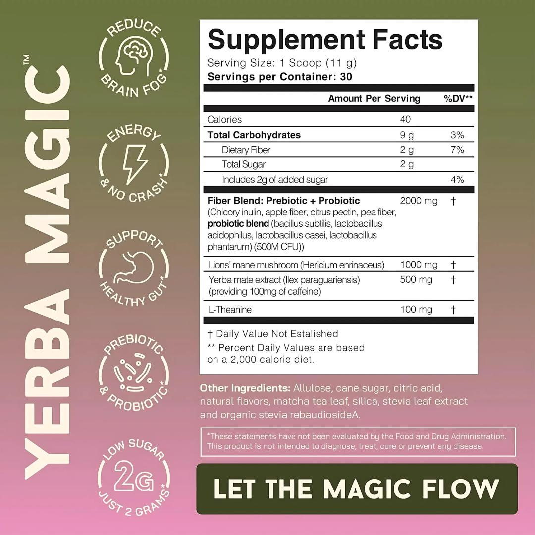 TeaPowder - Energi, Fokus Og Tarmhelse Magisk Tepulver