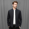 Icone™ CasualJacket: Stående Krage Casual Glidelås Jakke For Menn