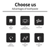 ProbioticToothpaste 1+1 GRATIS: Mild Hvitende Styrkende Probiotisk Tannkrem
