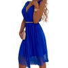 Icone™ ElegantDress: V-hals Elegant Damekjole Med Belte