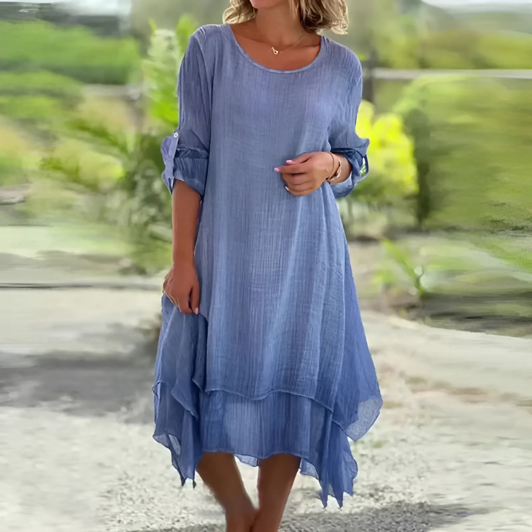 Icone™ LooseDress: Enkel, Åndbar Løs Pasform Kjole