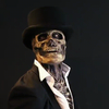 SkeletonMask: Realistisk Skummelt Skjelett Halloweenmaske Kostyme