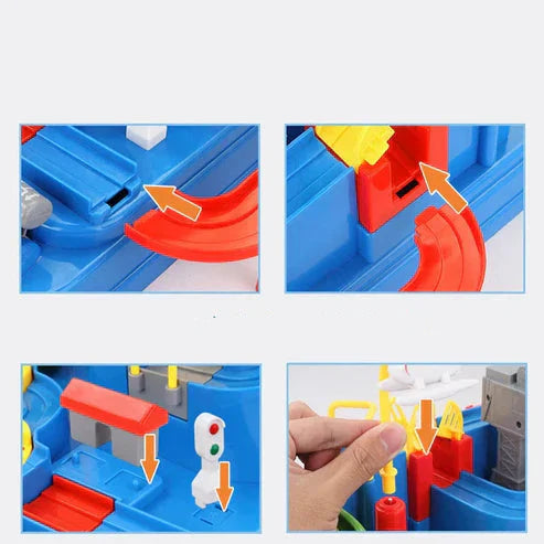 Kletshuts™ AdventureTrack: Interaktiv Lærerikt Bil Eventyr Spor