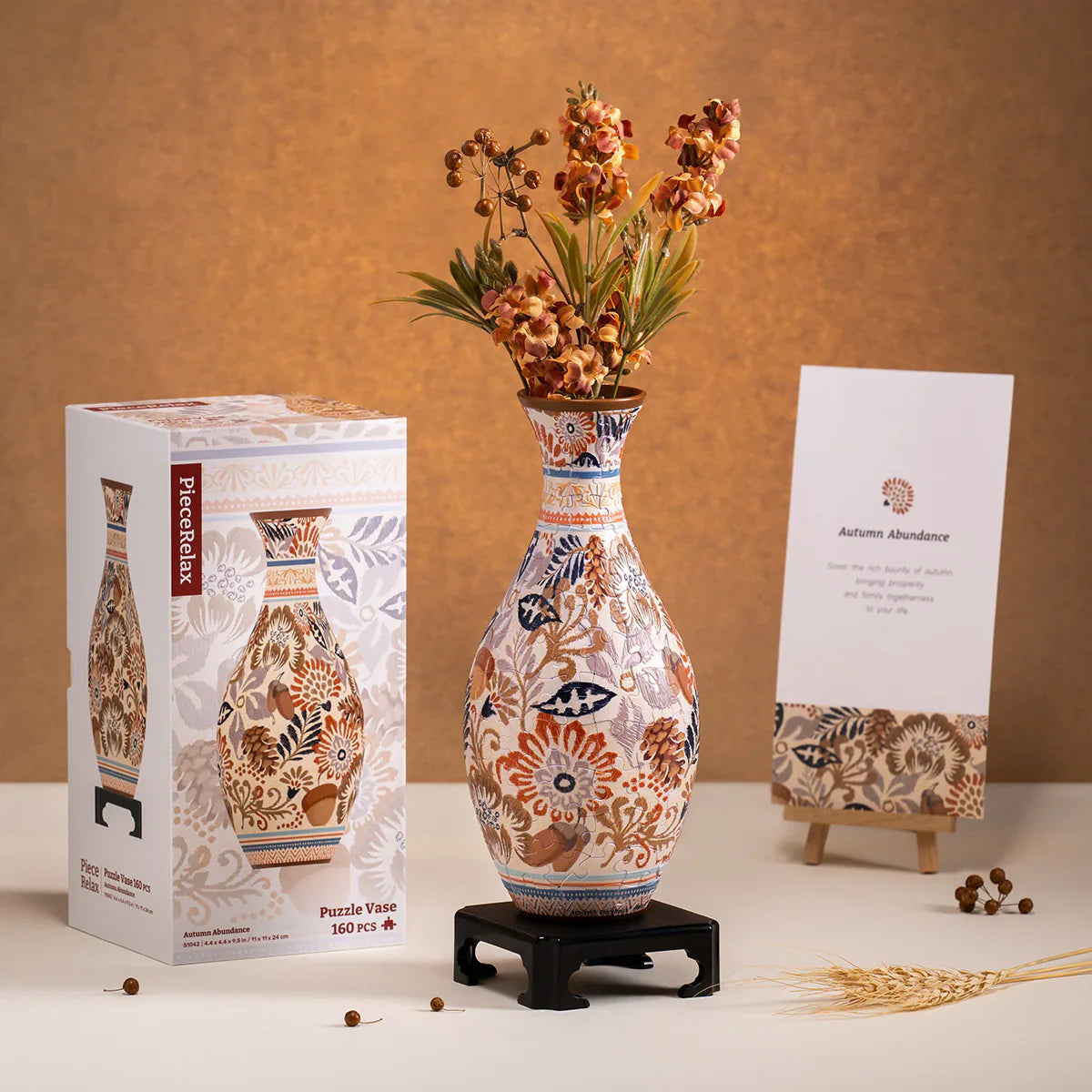 PuzzleVase - 160-Del 3D Buet Vase Puslespill