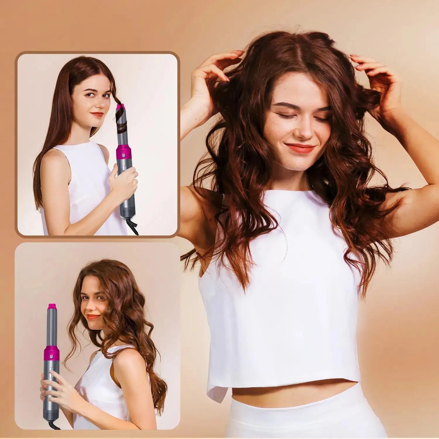 Rose® HairStyler - 5 i 1 Profesjonelt Hårstylingbørstesett