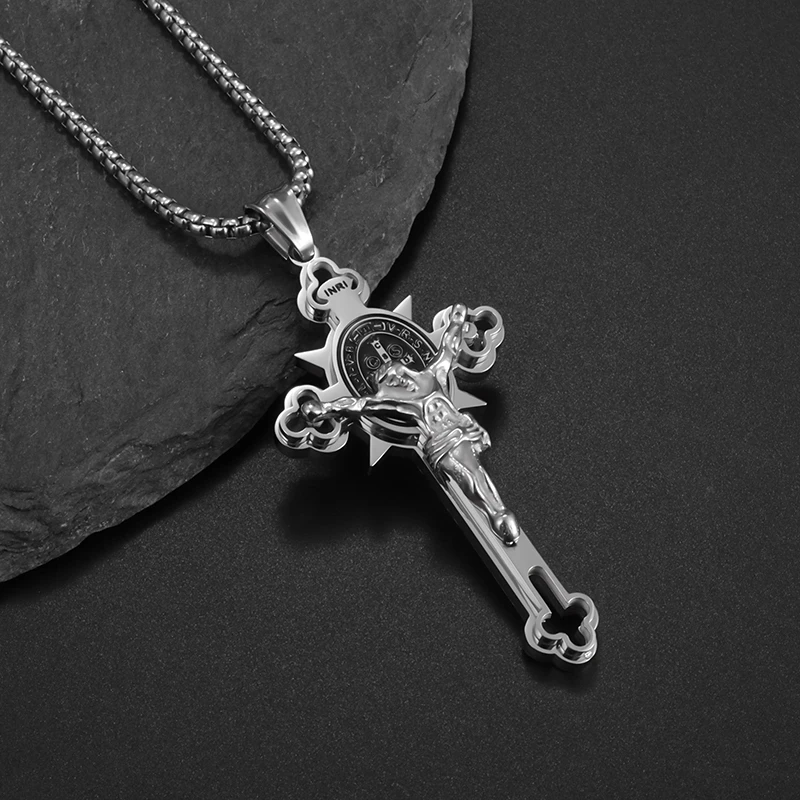 Jewelance™ CrossProtection 1+1 GRATIS: Åndelig Beskyttelse Kors Anheng Halskjede Med Gaveeske