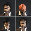 SkeletonMask: Realistisk Skummelt Skjelett Halloweenmaske Kostyme