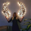 Ledsen™ AngelWings - Englevinger Veggkunst i Metall Med Led-Lys