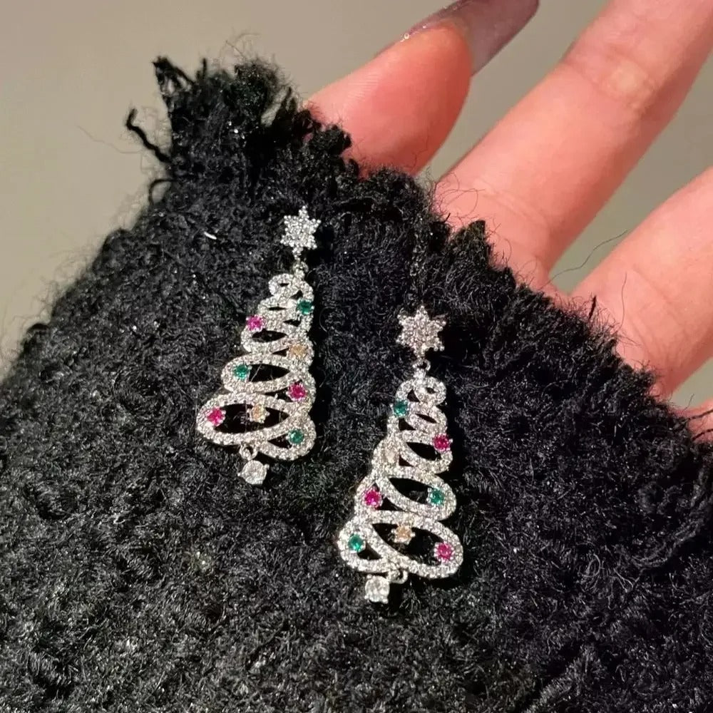 Jewelance™ ChristmasEarrings: Juletre Øredobber