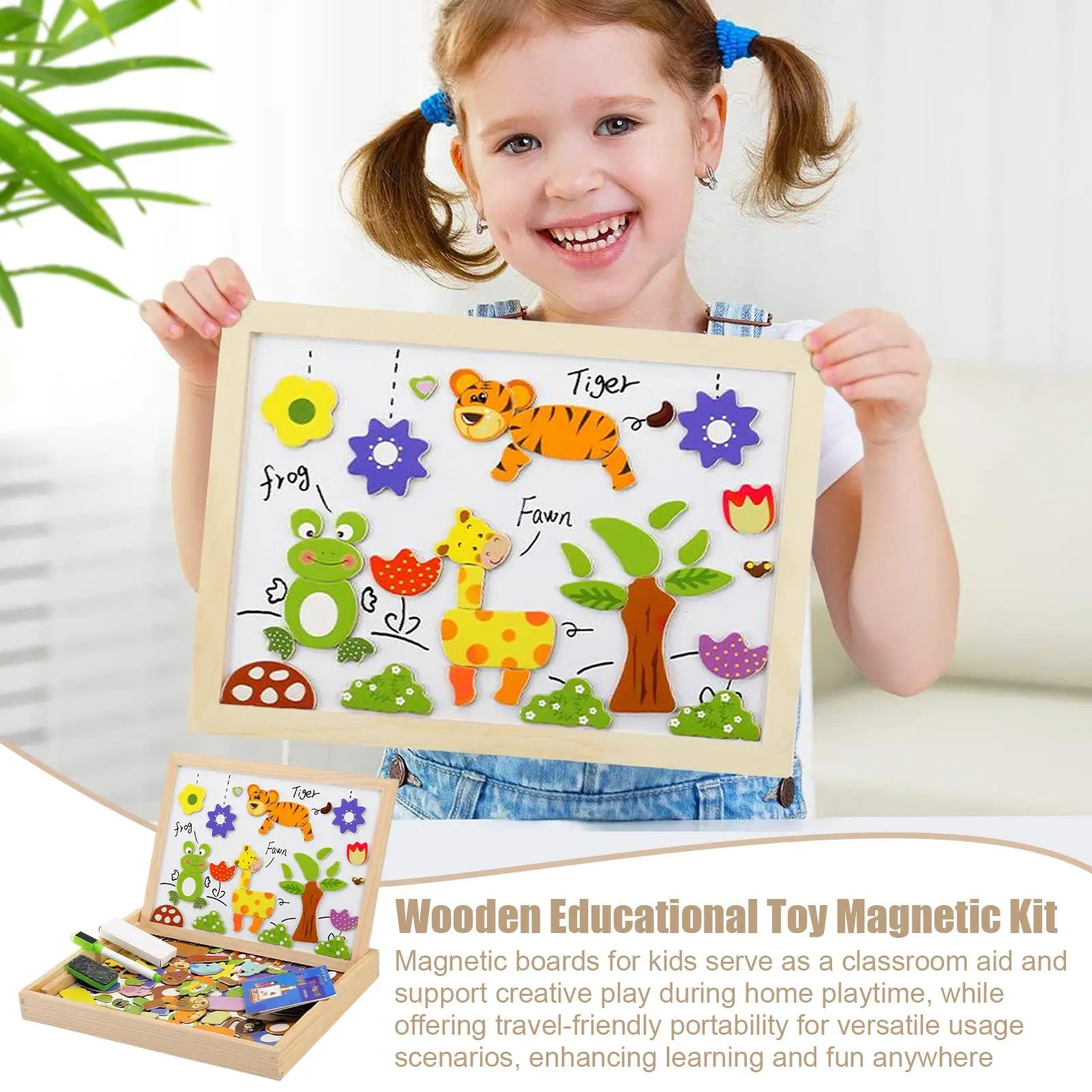 Kletshuts™ SketchBoard: Moro Interaktiv Barn Magnetisk Skisse Styret