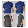 Icone™ FitShirt 1+1 GRATIS: Herre Smal Passform Høy Hals Tilfeldig Skjorte