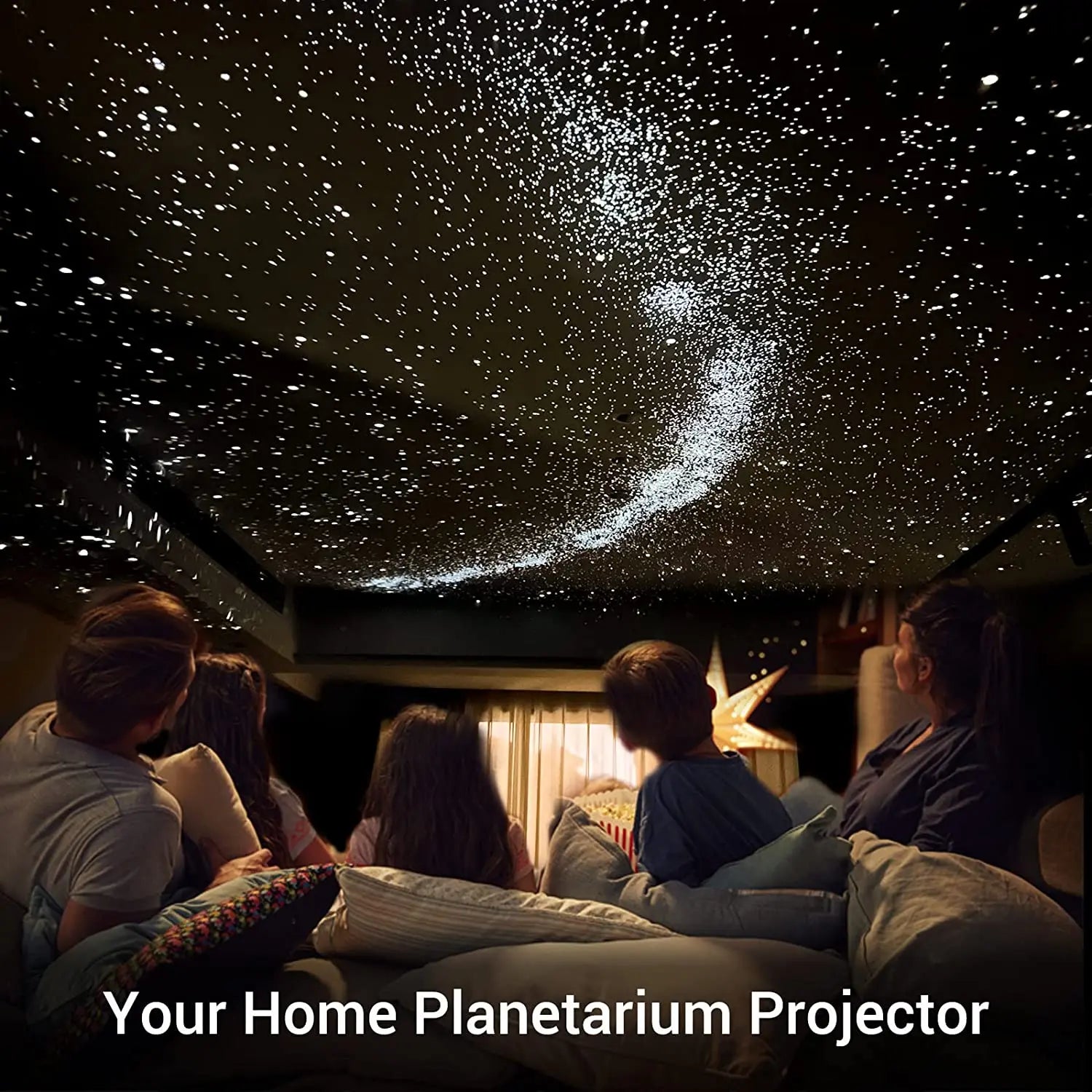 GalaxyProjector - 360° Roterende Galakse Natt Lys