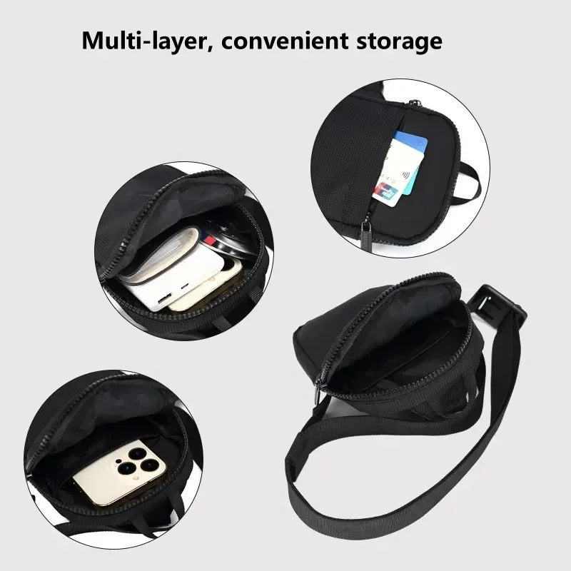 Icone™ ChestBag 1+1 GRATIS: Justerbar Stropp Unisex Mini Slynge Brystveske