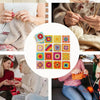 CrochetCards: Firkantet Strikking Hekling Guide Kort  Sett