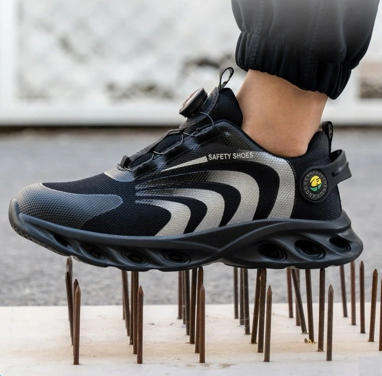 Happy™ SafetyFeet: Komfortable Sko Med Reflekterende Design Og Roterende Spenne