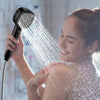 Borhe® HandyShower: 4 Moduser Pausbar Dusj Hodet