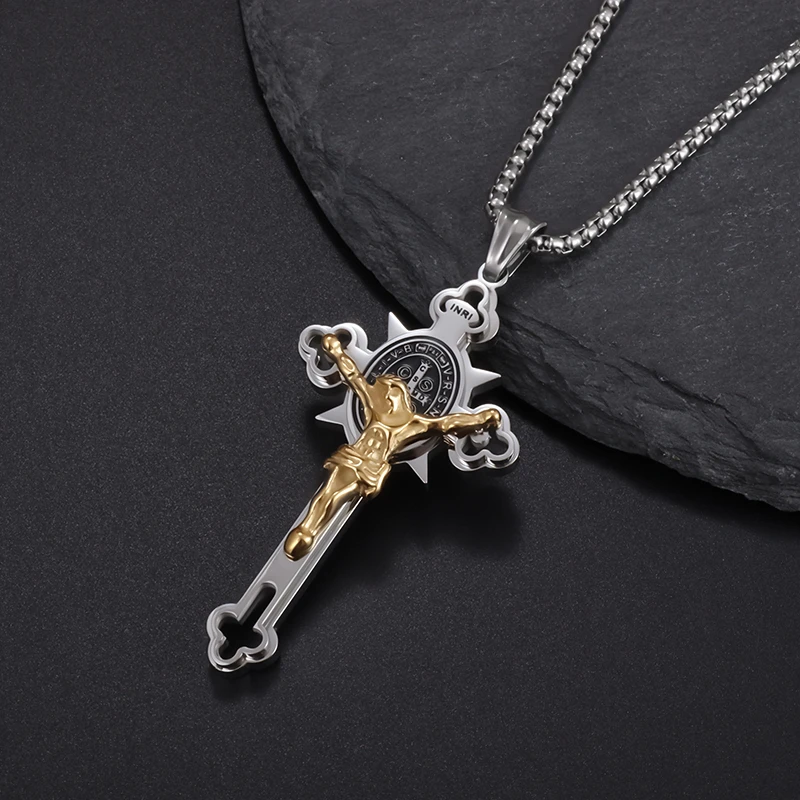 Jewelance™ CrossProtection 1+1 GRATIS: Åndelig Beskyttelse Kors Anheng Halskjede Med Gaveeske