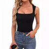 Icone™ TankTop 1+1 GRATIS: Dame Firkantet Hals Ermeløs Tank Toppen