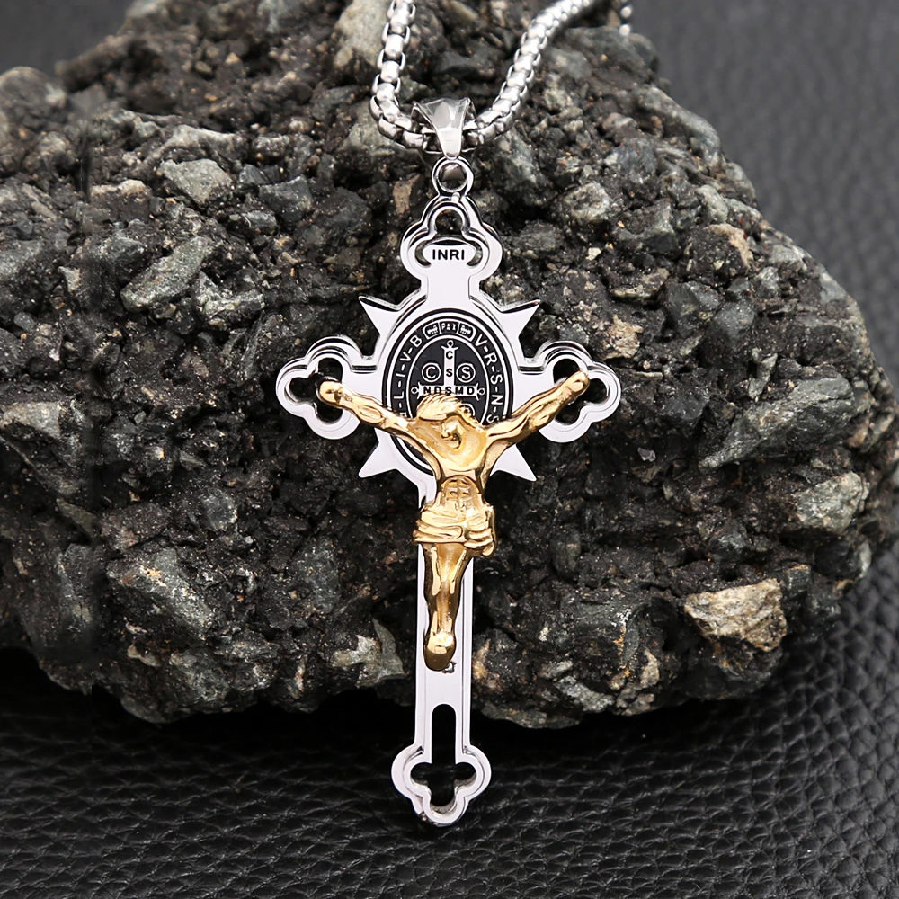 Jewelance™ CrossProtection 1+1 GRATIS: Åndelig Beskyttelse Kors Anheng Halskjede Med Gaveeske