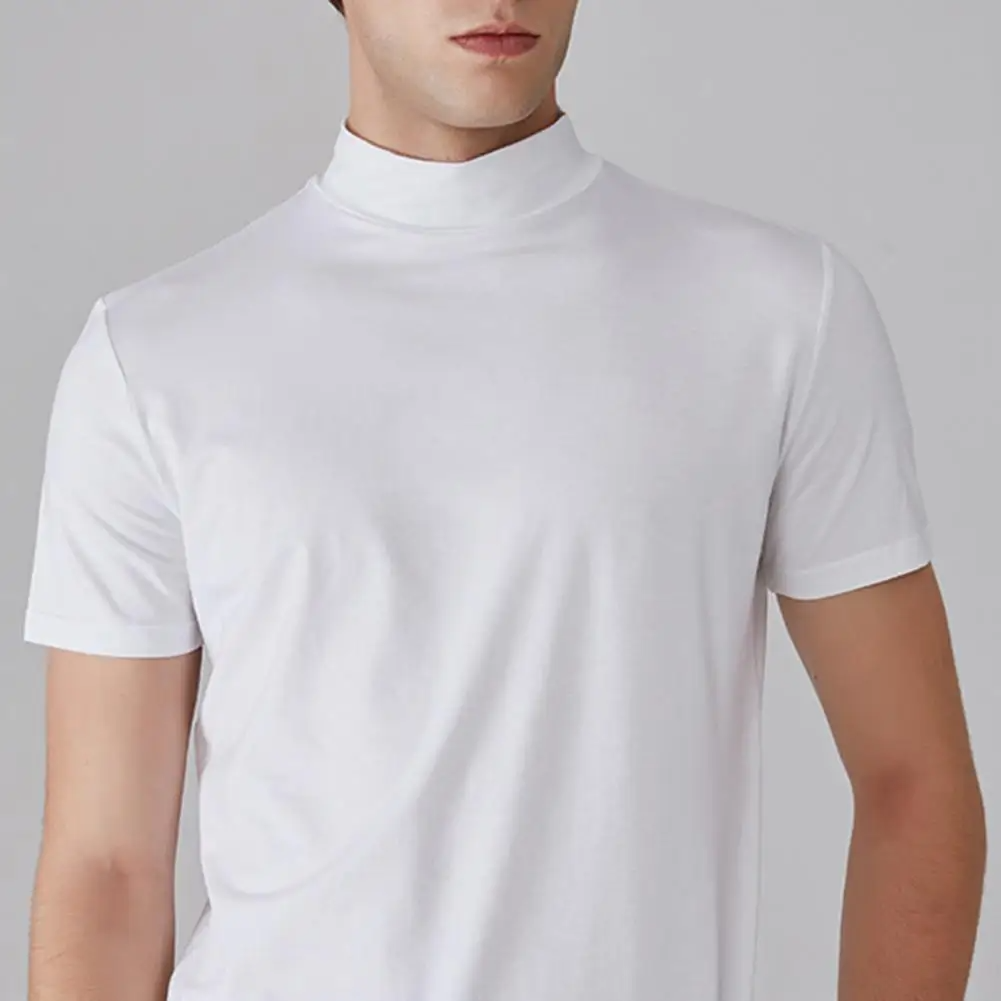 Icone™ FitShirt 1+1 GRATIS: Herre Smal Passform Høy Hals Tilfeldig Skjorte