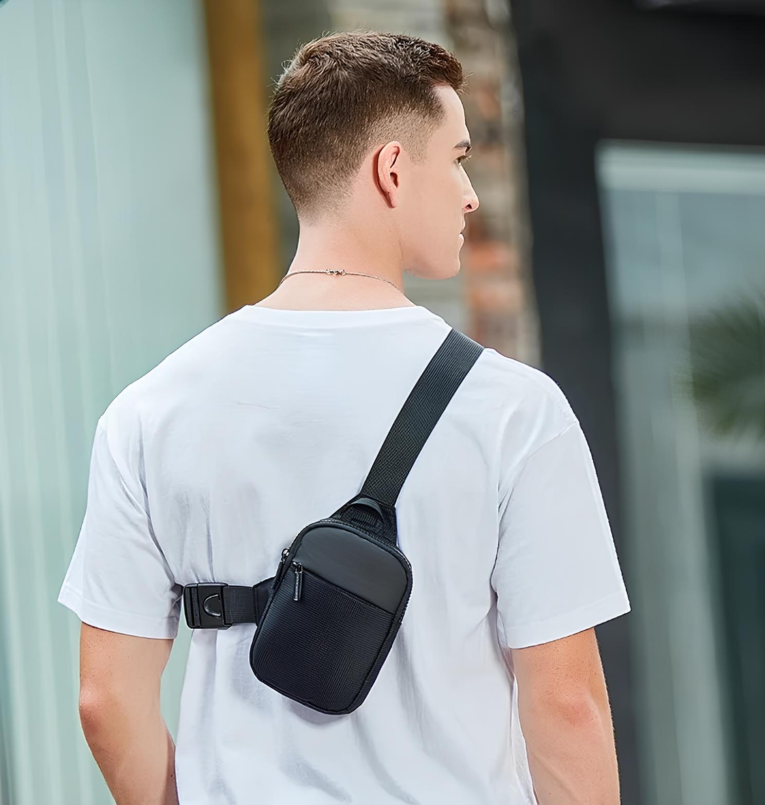 Icone™ ChestBag 1+1 GRATIS: Justerbar Stropp Unisex Mini Slynge Brystveske