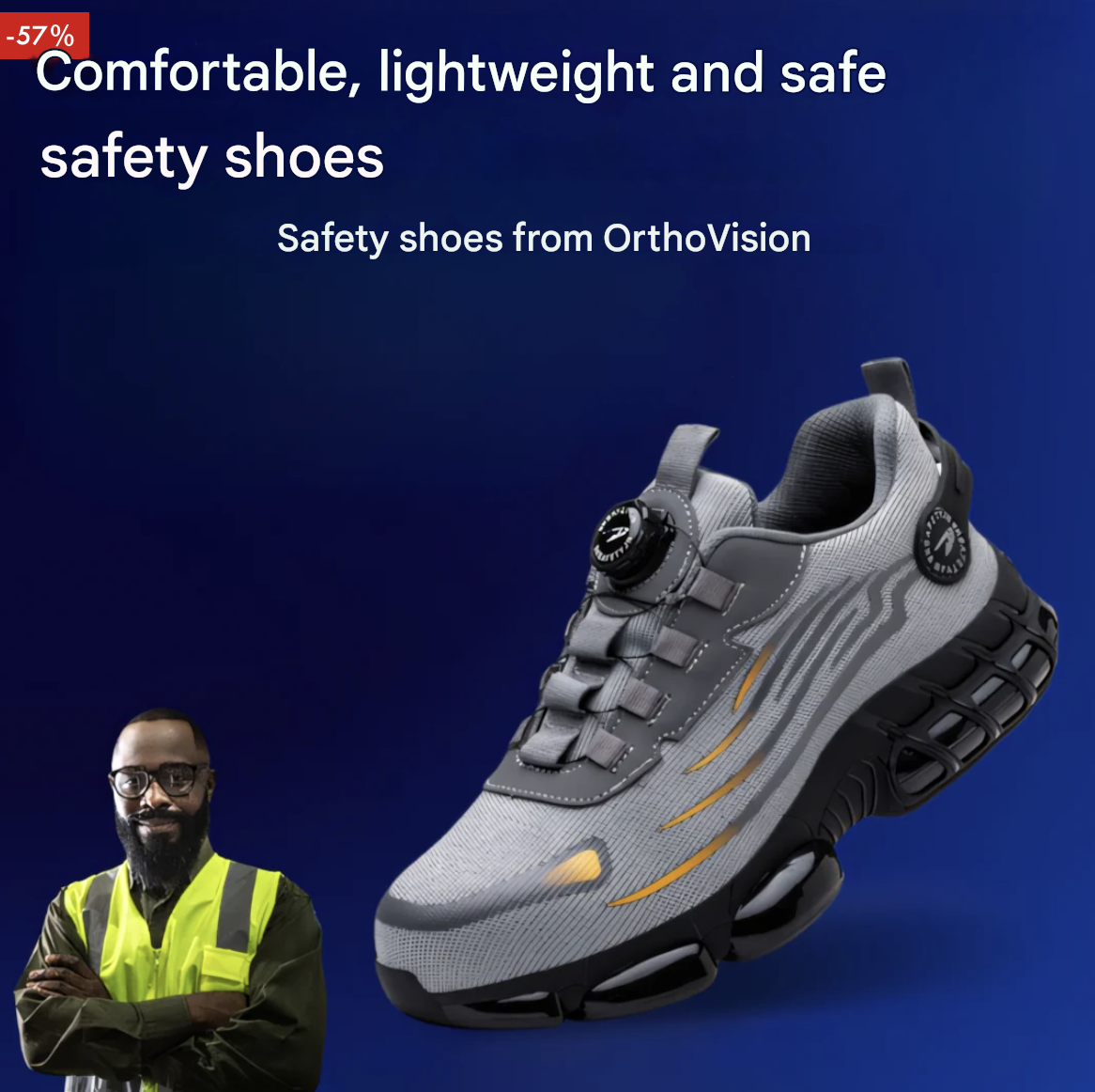 Happy™ SafeStep: Ergonomisk Og Beskyttende Sko