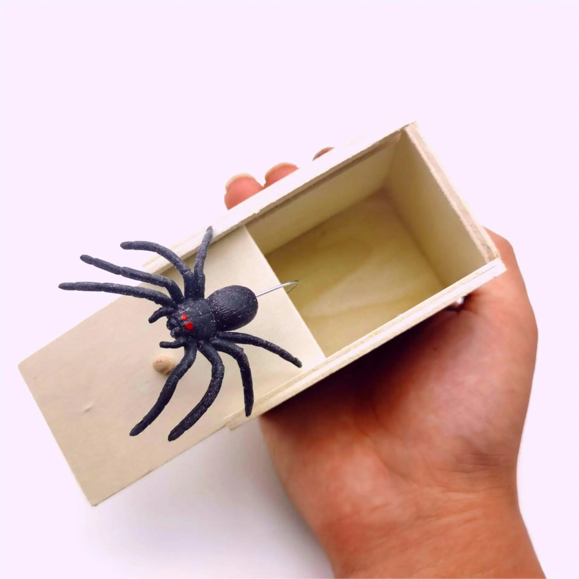 SpiderBox - Edderkopp Skremme Prank Boks