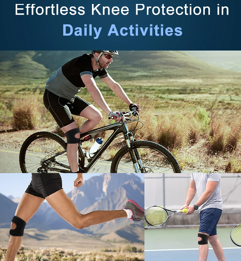 Icone™ KneeBrace 1+1 GRATIS: Justerbar Kne Stropp Borrelås Støtte Og Beskytter Støtte