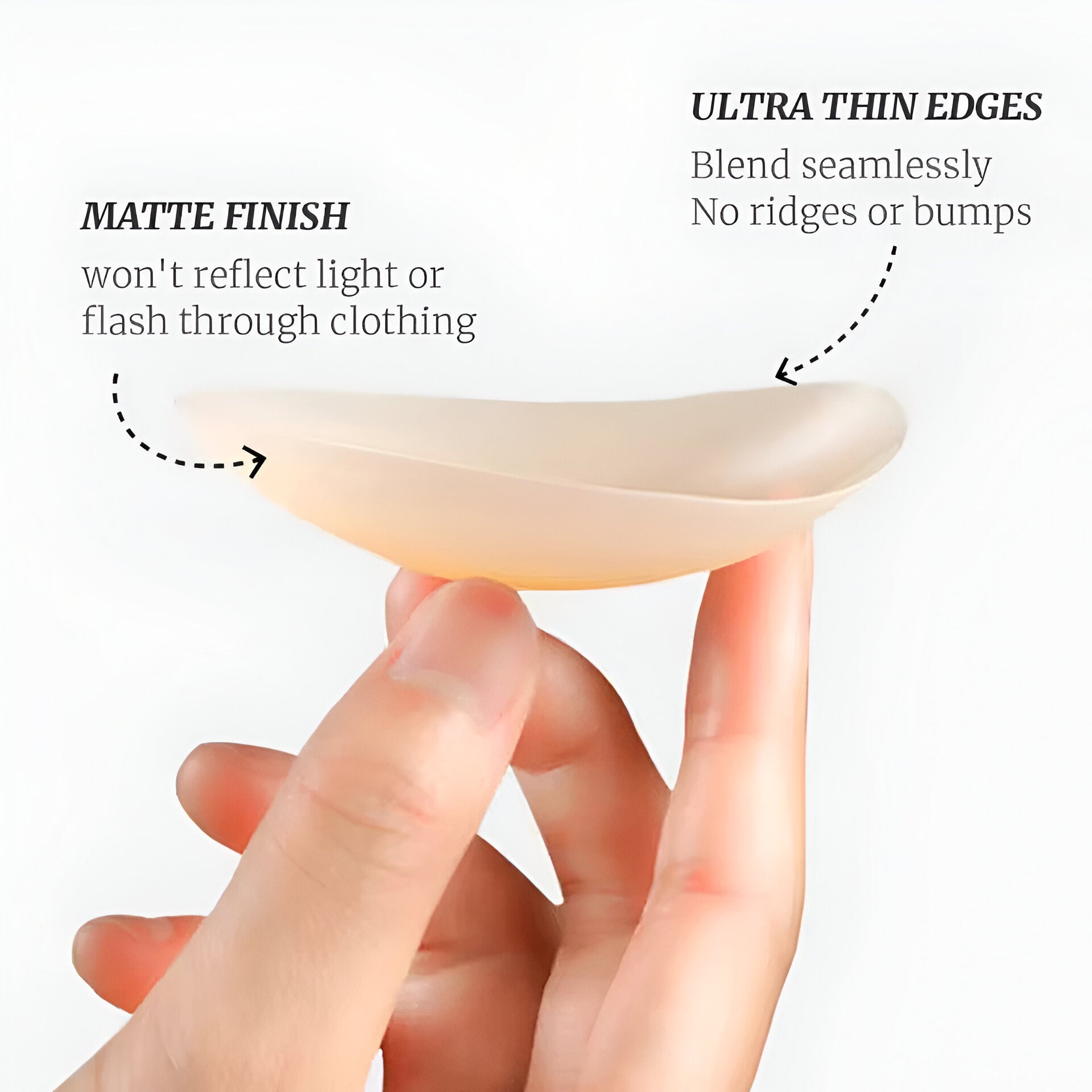 Icone™ NippleCover 1+1 GRATIS: Tynne, Matte Silikon Klebende Brystvorteovertrekk