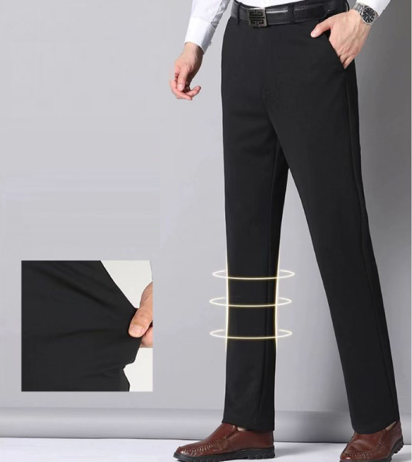 Icone™ ElasticPants: Herre Klassisk Komfortabel Elastisk Bukse