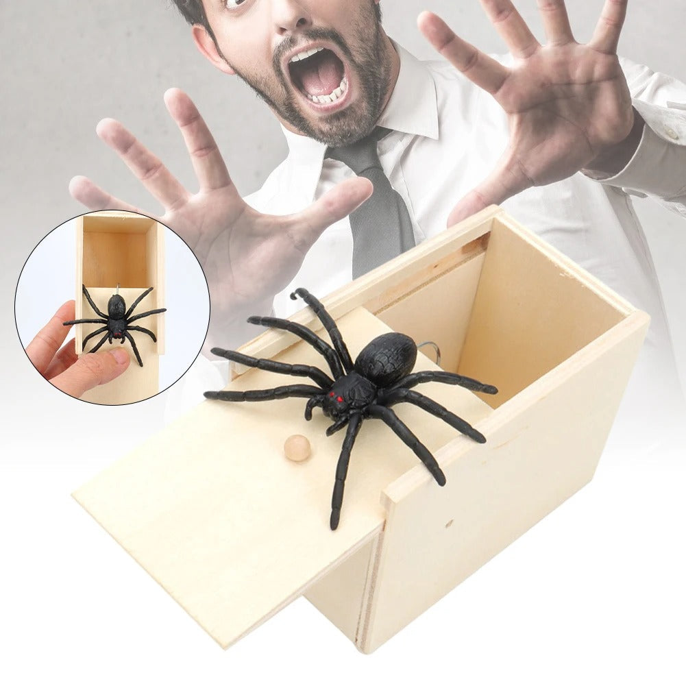 SpiderBox - Edderkopp Skremme Prank Boks