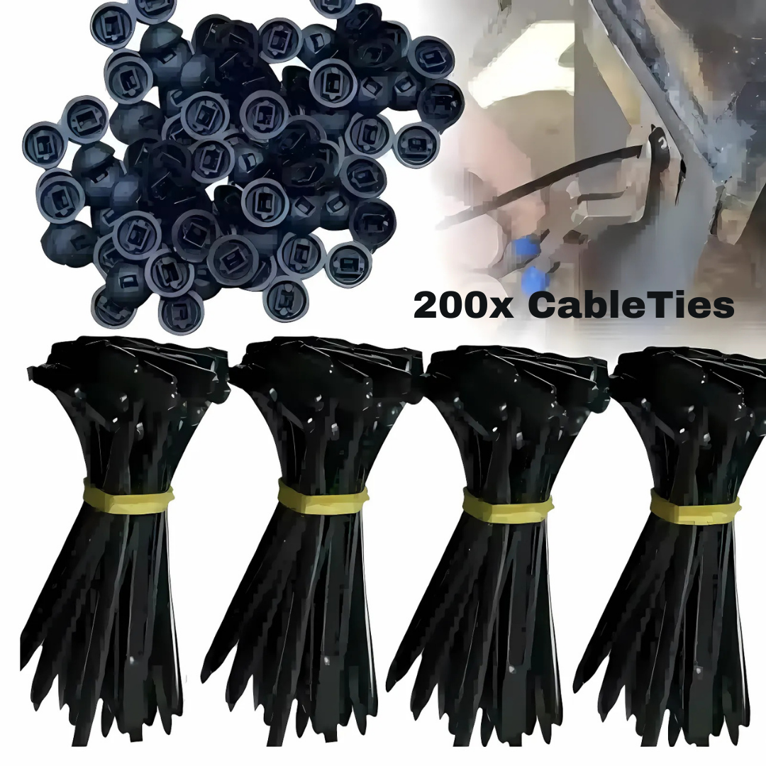 CableTies: Enkelt Universell Spenne Kabelbinder
