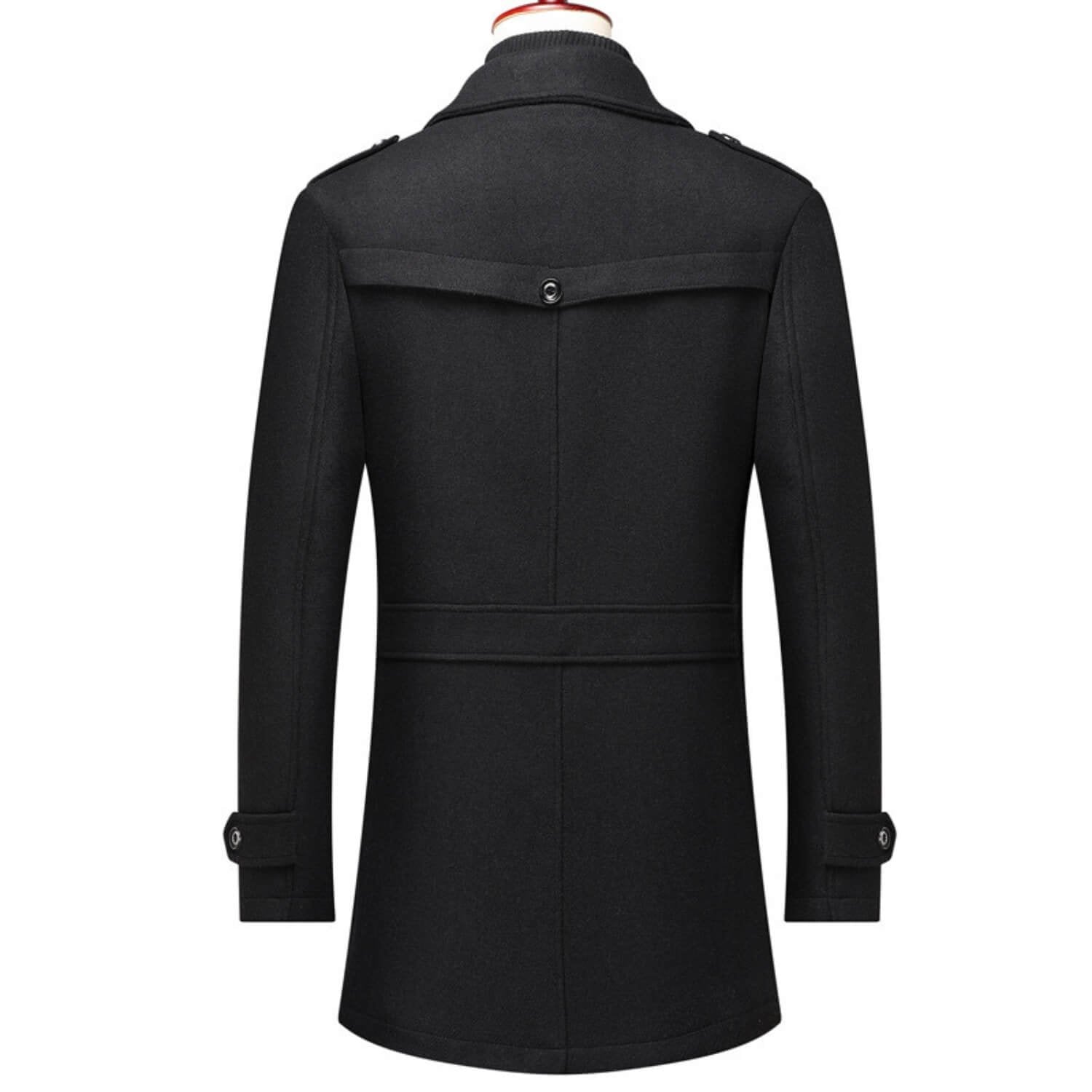 Icone™ WinterCoat: Luksus Dobbel Krage Stilig Vinter Trench Frakk