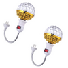 Ledsen™ DiscoBall 1+1 GRATIS:  Fargerik Roterende LED-Diskolys Ball