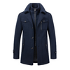 Icone™ WinterCoat: Luksus Dobbel Krage Stilig Vinter Trench Frakk