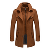 Icone™ WinterCoat: Luksus Dobbel Krage Stilig Vinter Trench Frakk