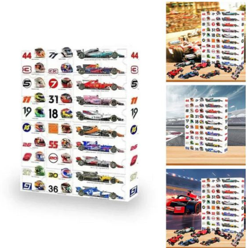 RacingCalendar - Formel 1 Racing Biler Advent Kalender