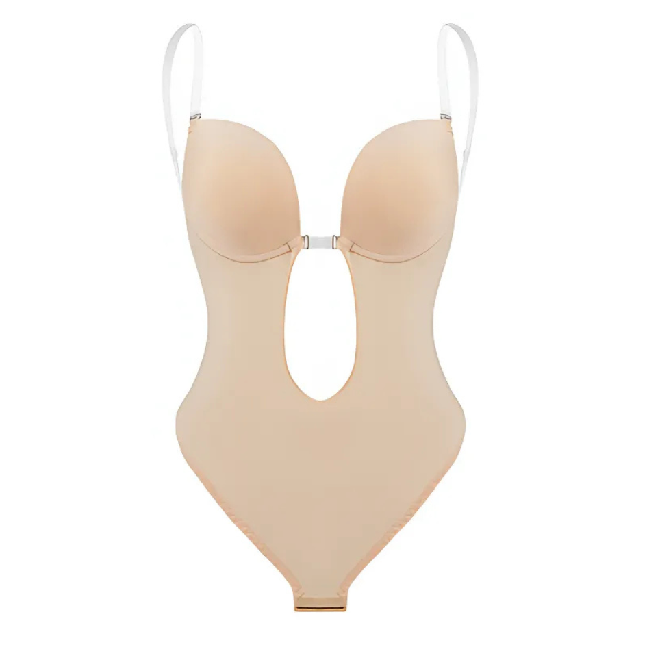 Icone™ SeamlessBodysuit: Lavt Snitt Sømløs Bodysuit Shapewear