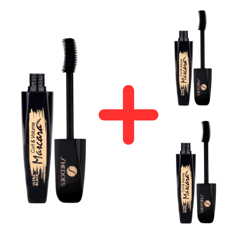 LashMascara 1+2 GRATIS: Ultra Black Ekstra Volum Øyevippemaskara