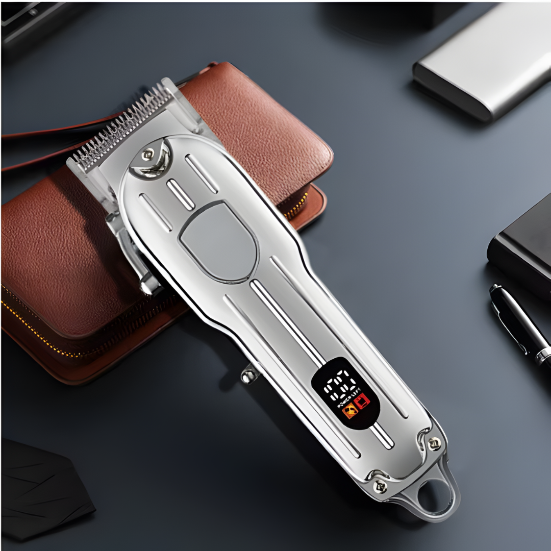 Rose® HairClipper: Digital LCD Barbermaskin Profesjonell Hårklipper