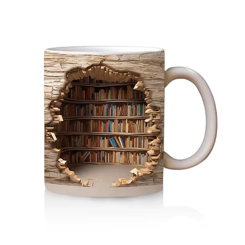 LibraryMug - 3D Bibliotekets Design Krus