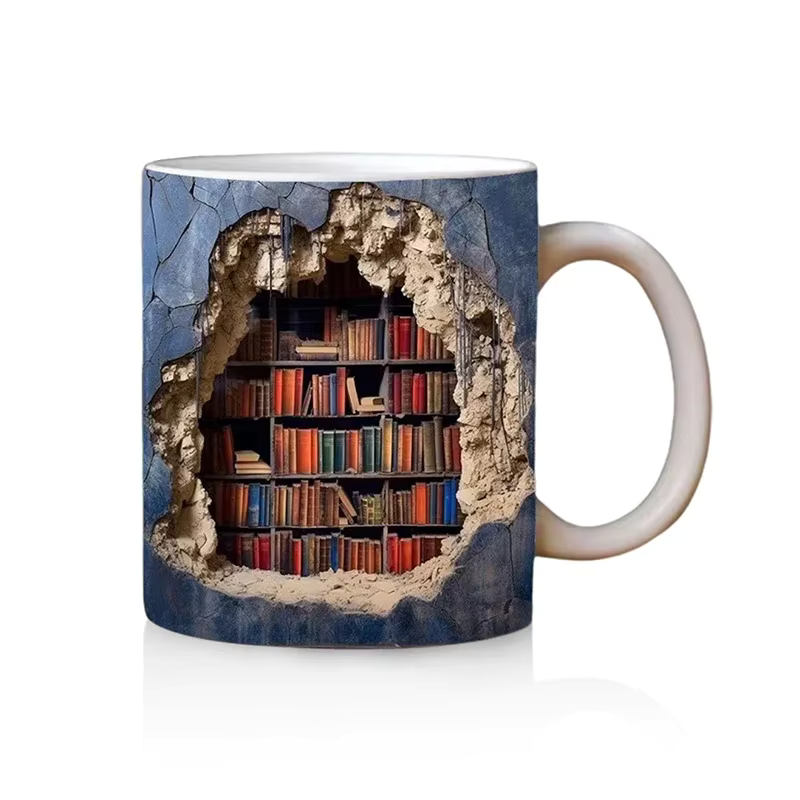 LibraryMug - 3D Bibliotekets Design Krus