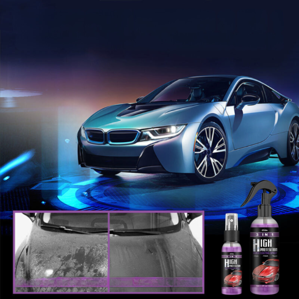 CarSpray: 3 I 1 Quick Bilbelegg Spray