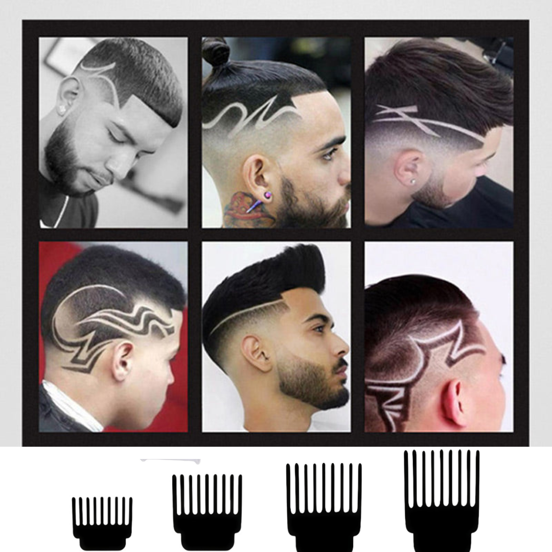Rose® HairClipper: Digital LCD Barbermaskin Profesjonell Hårklipper
