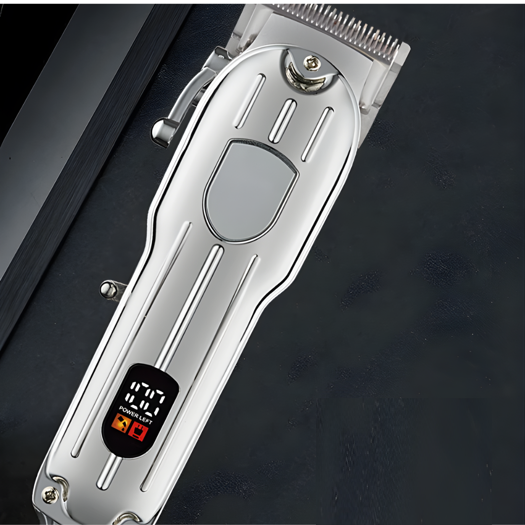Rose® HairClipper: Digital LCD Barbermaskin Profesjonell Hårklipper