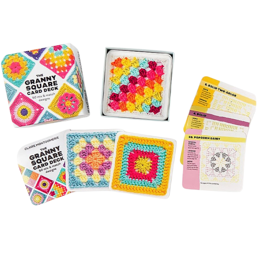 CrochetCards: Firkantet Strikking Hekling Guide Kort  Sett